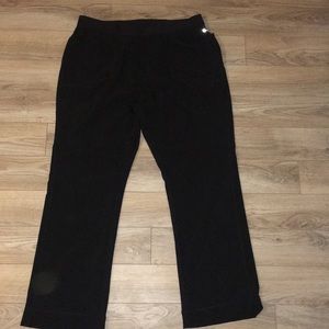 Black scrub pants